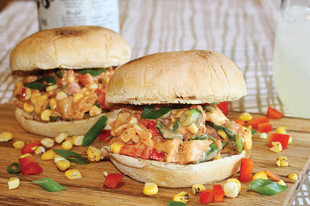 BBQ Chicken Salad Sandwich