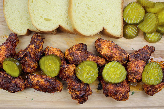 Nashville Hot Dusted Chicken Wings